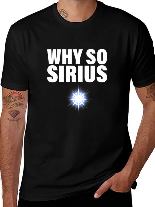 Why So Sirius Graphic Tee - Black