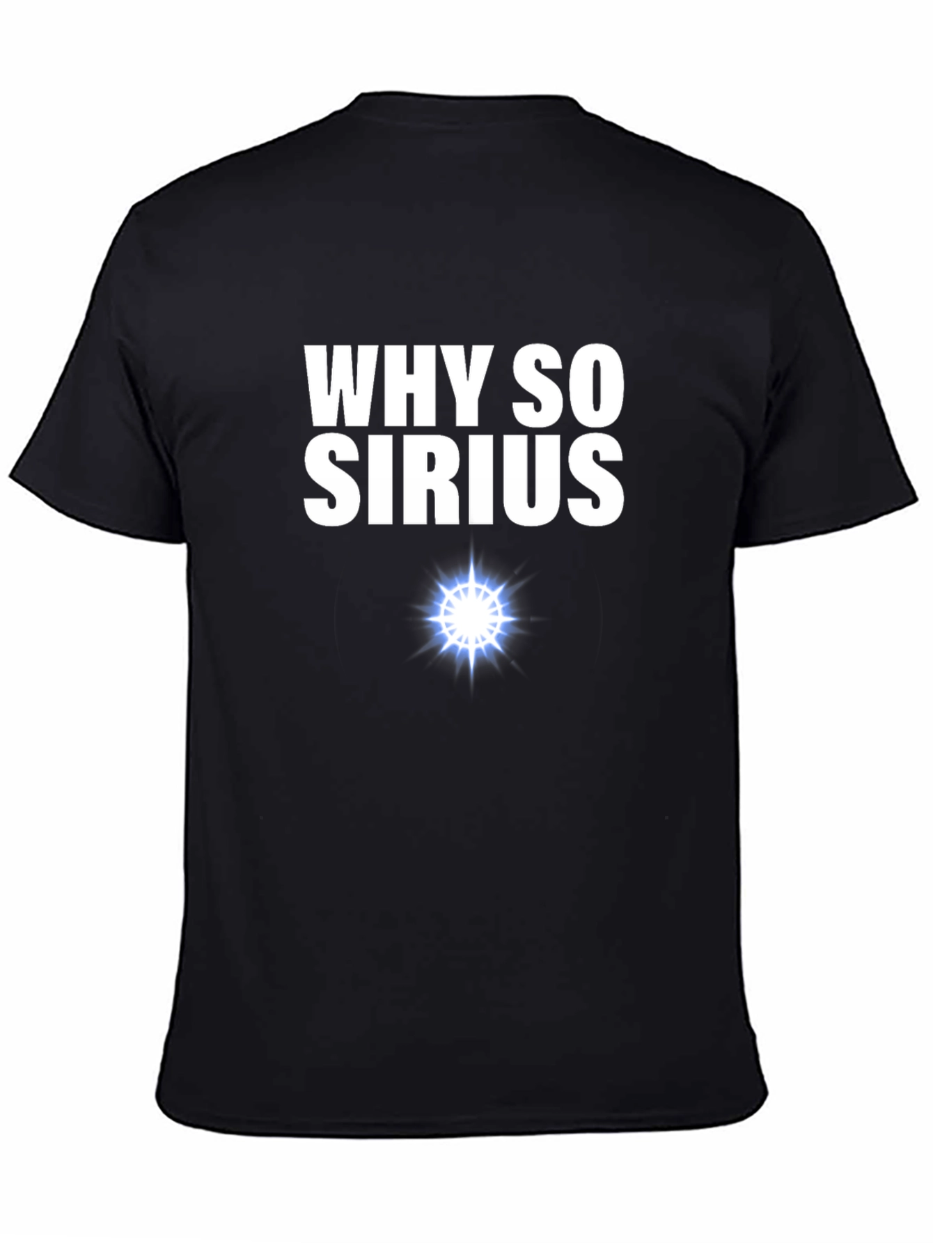 Why So Sirius Graphic Tee - Black