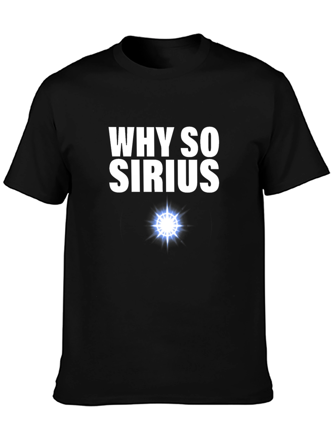 Why So Sirius Graphic Tee - Black