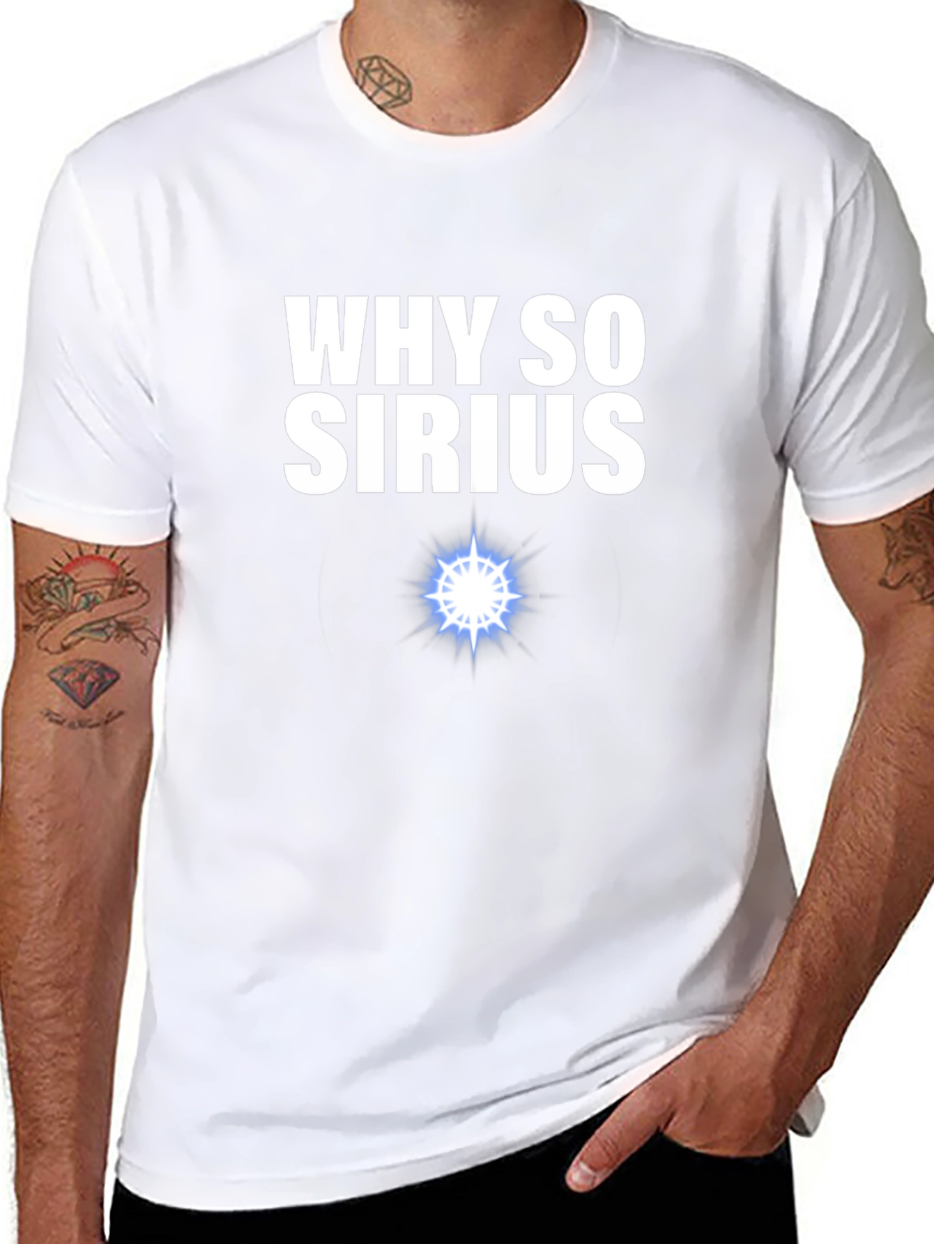 Why So Sirius Graphic Tee - Black