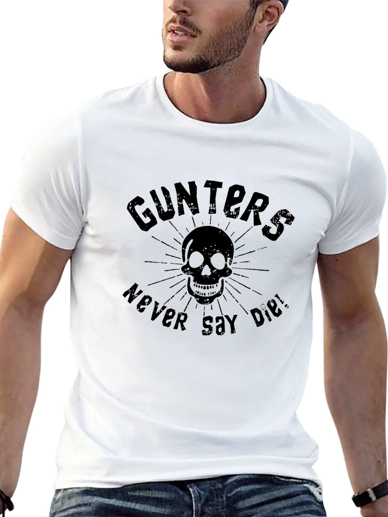 Gunters Never Say Die Graphic Tee - Black