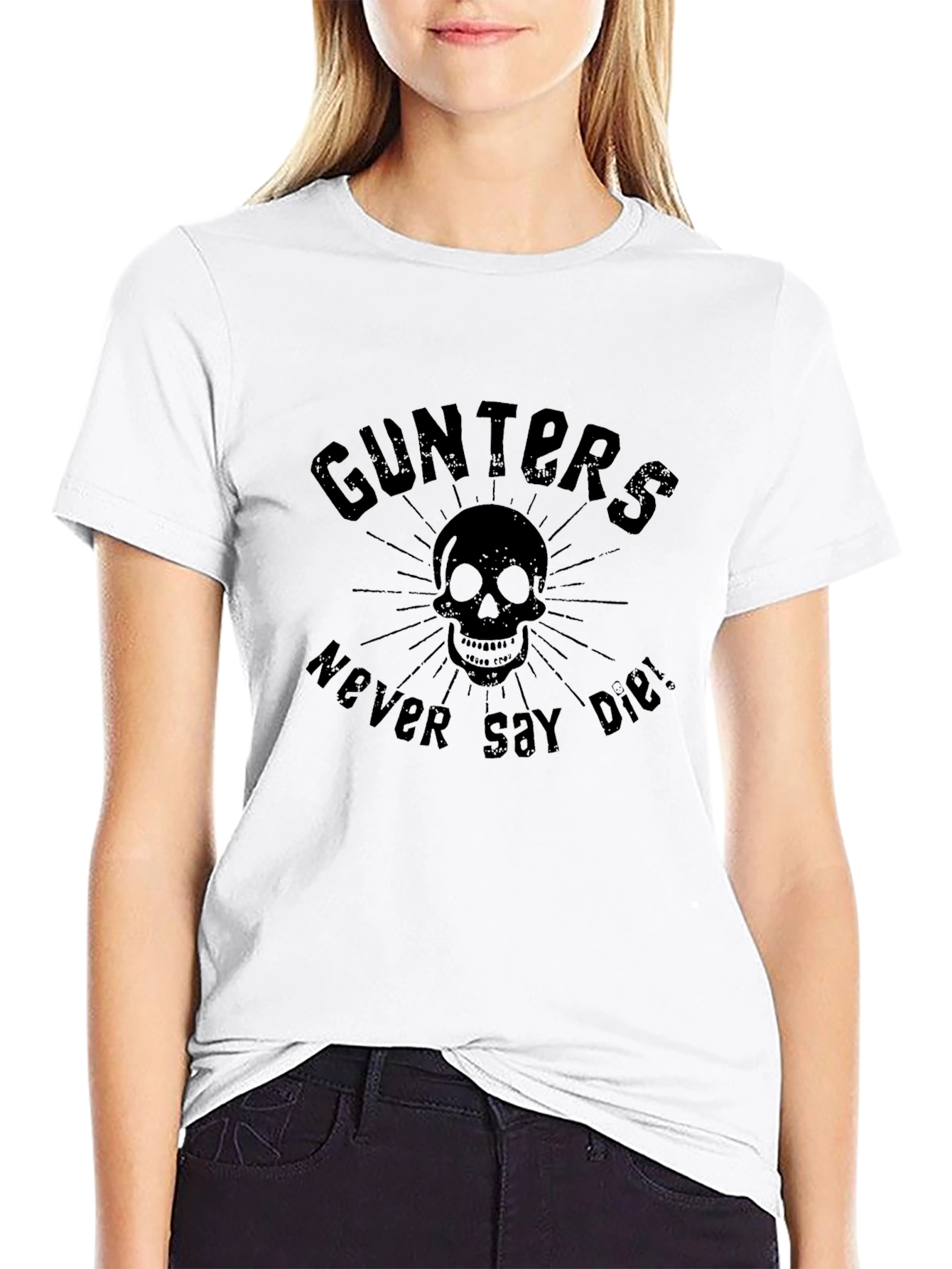 Gunters Never Say Die Graphic Tee - Black