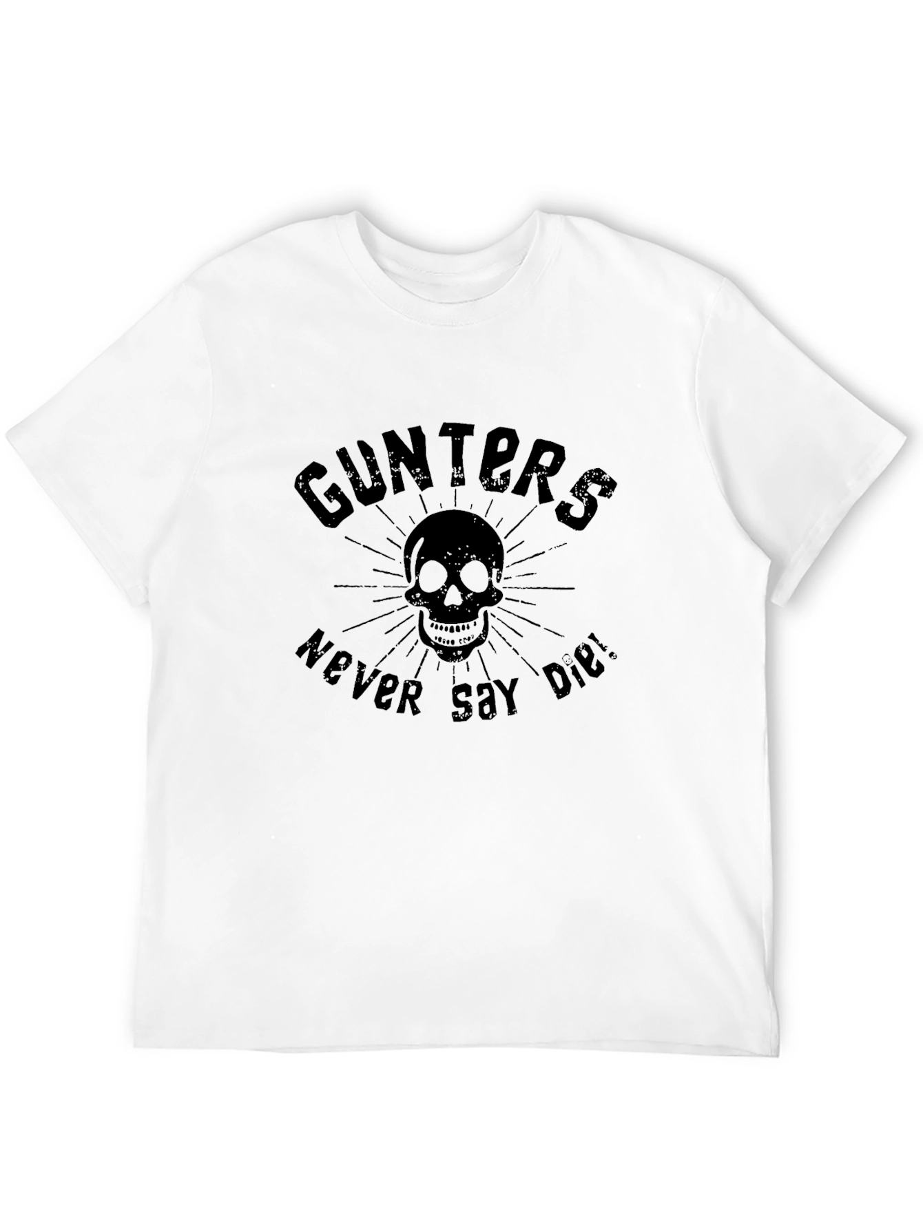 Gunters Never Say Die Graphic Tee - Black