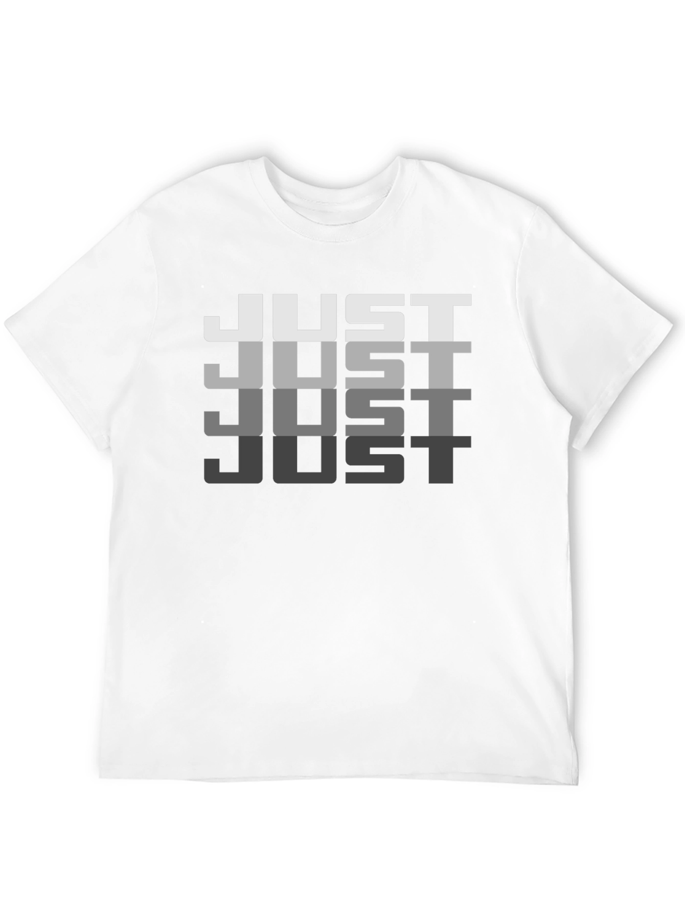 Just Graphic Black T-Shirt - Casual Style