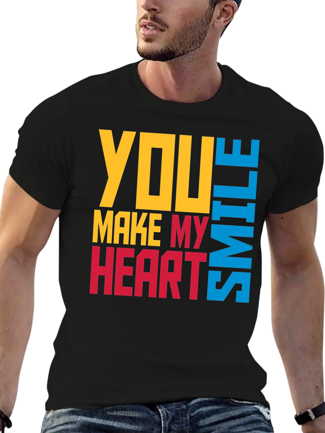 You Make My Heart Smile Graphic T-Shirt