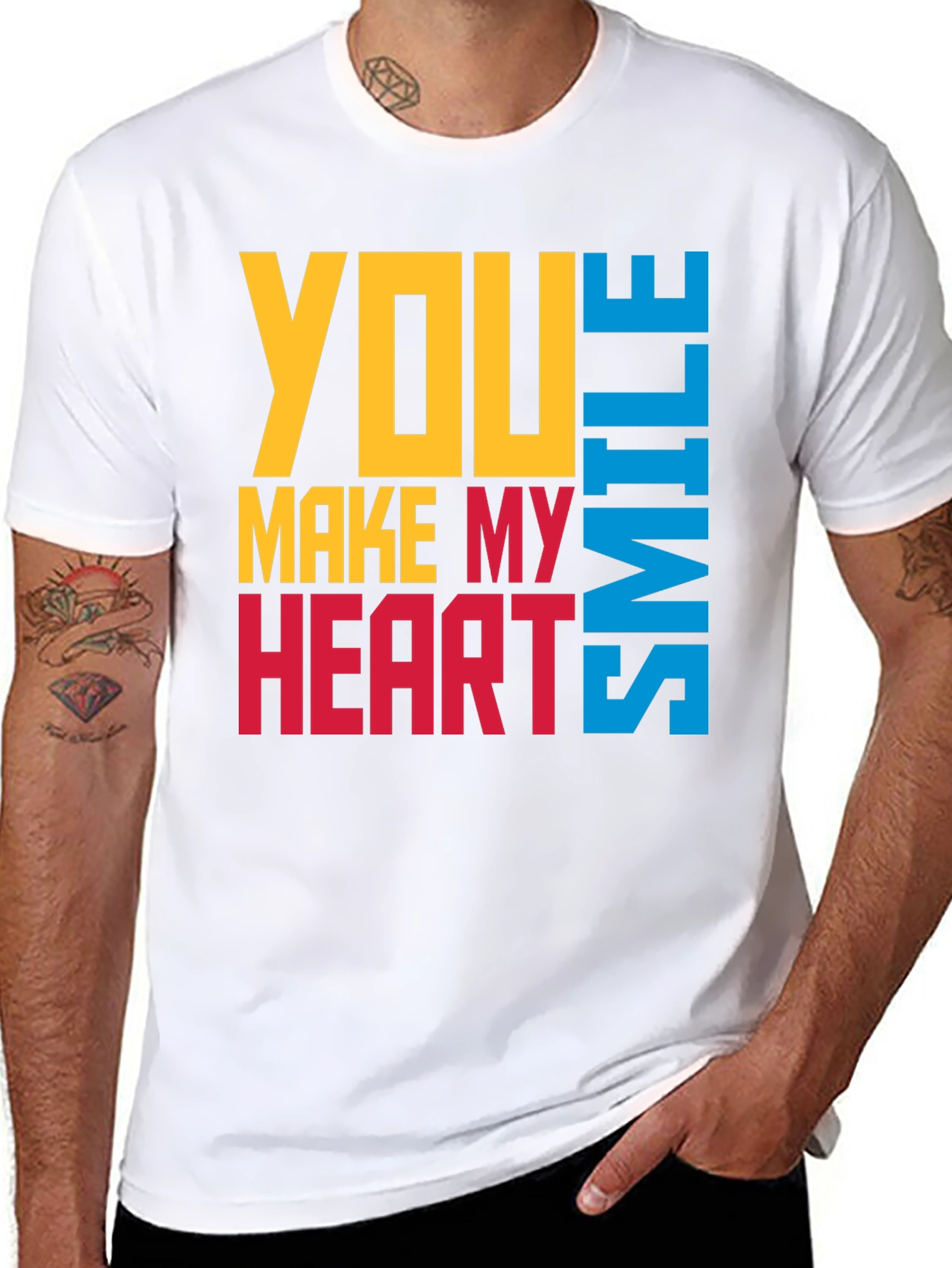 You Make My Heart Smile Graphic T-Shirt