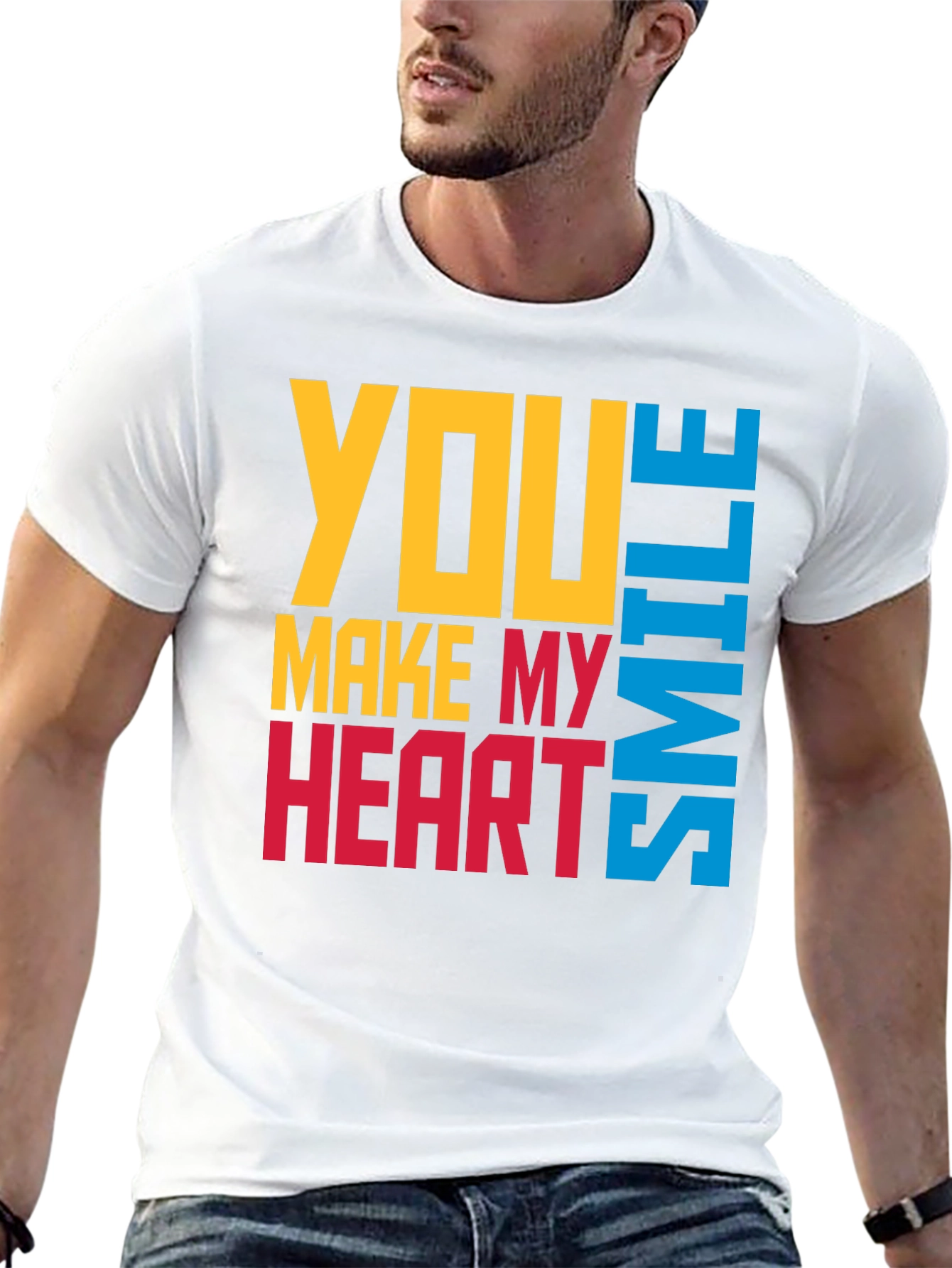 You Make My Heart Smile Graphic T-Shirt