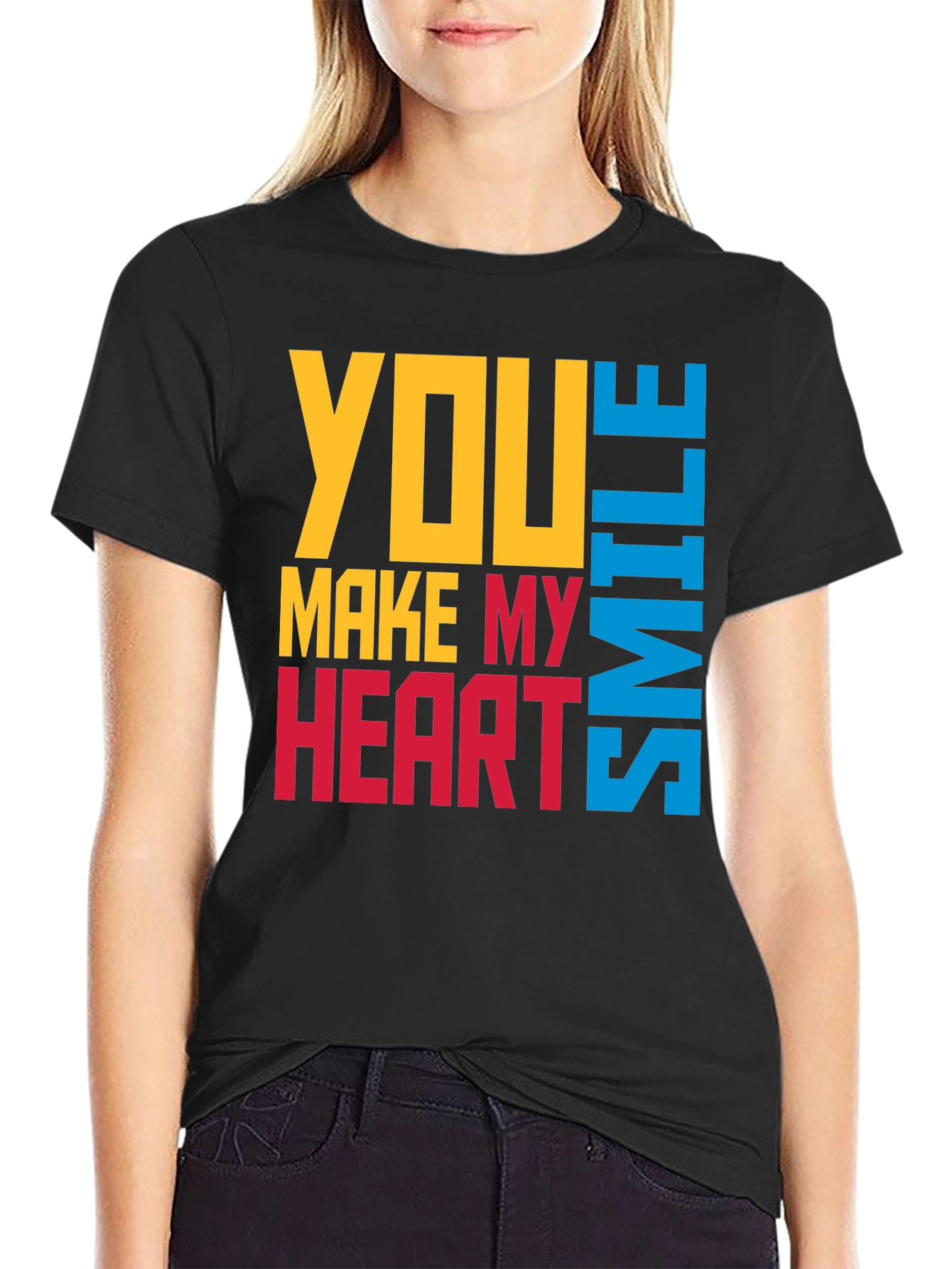 You Make My Heart Smile Graphic T-Shirt