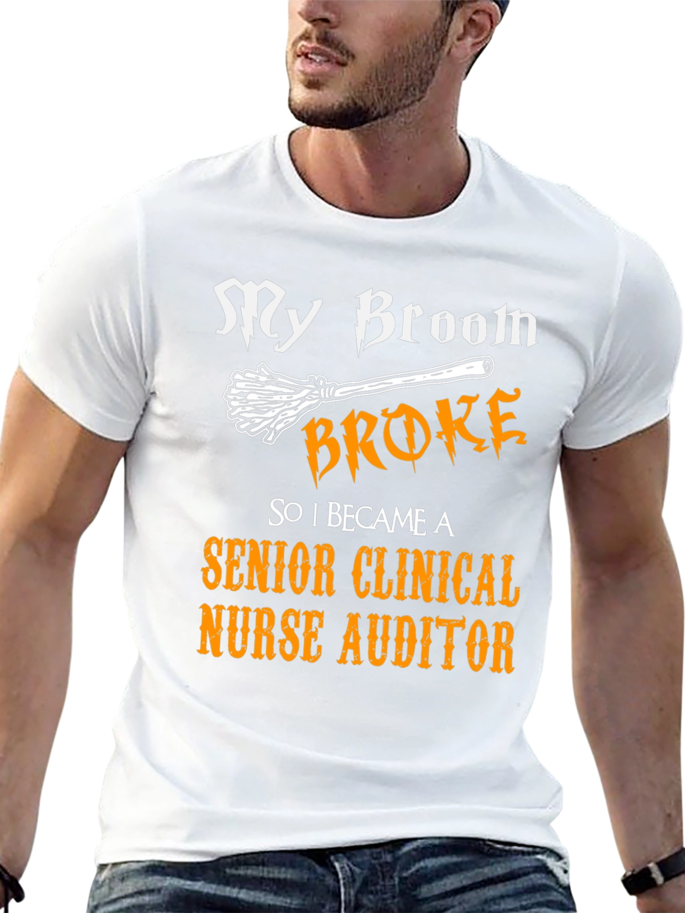 Senior Clinical Nurse Auditor Broom T-Shirt