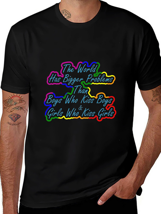 LGBTQ+ Pride T-Shirt - Colorful Message