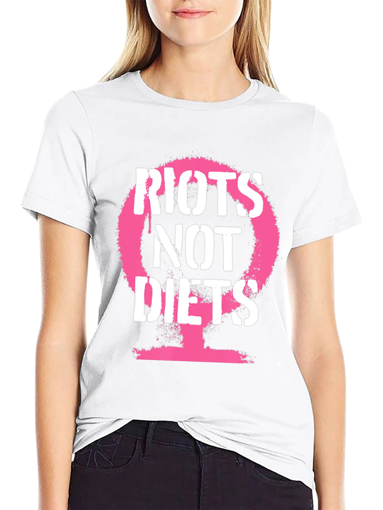 Riot Not Diets Graphic Tee - Black