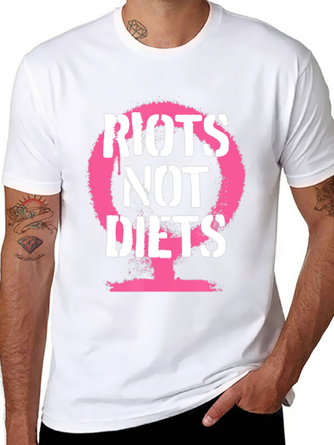 Riot Not Diets Graphic Tee - Black