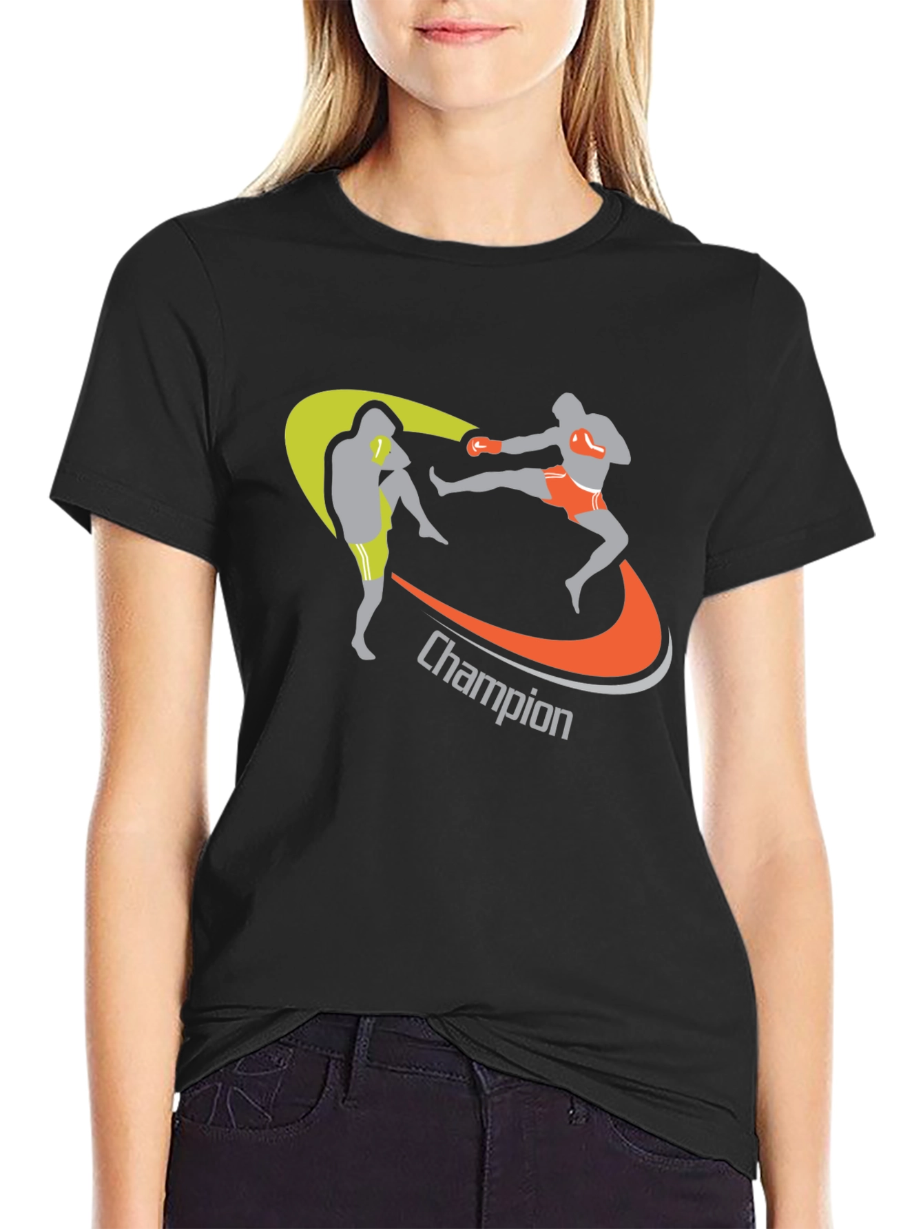 Champion Muay Thai T-Shirt - Black