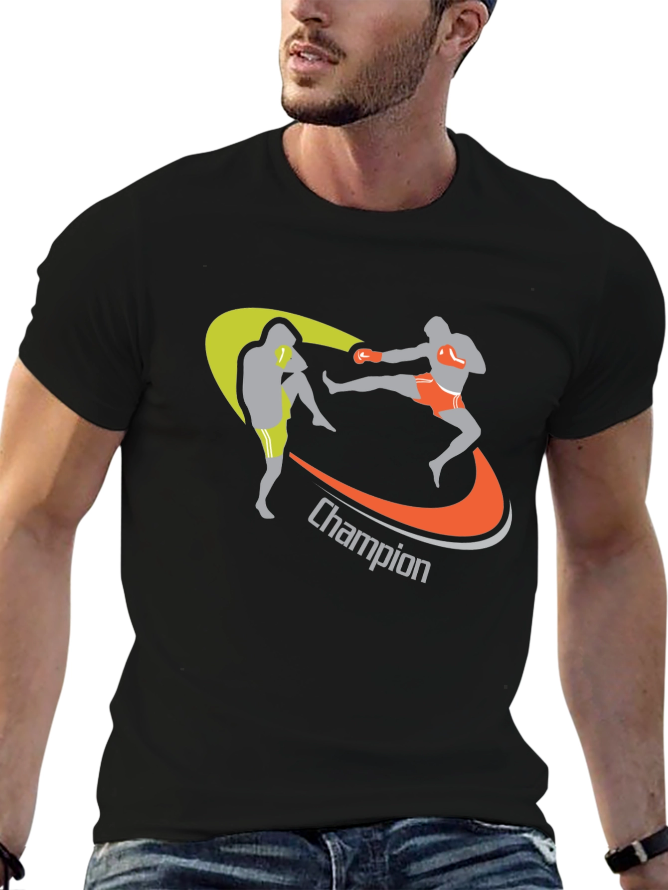 Champion Muay Thai T-Shirt - Black