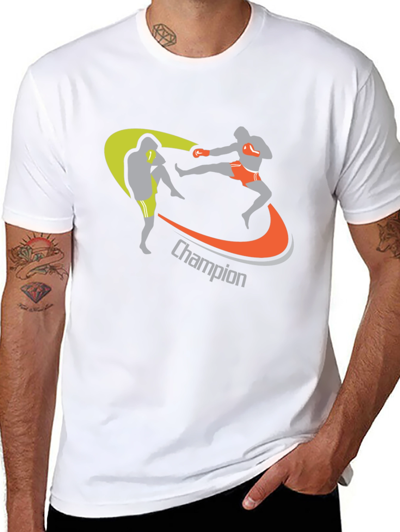 Champion Muay Thai T-Shirt - Black