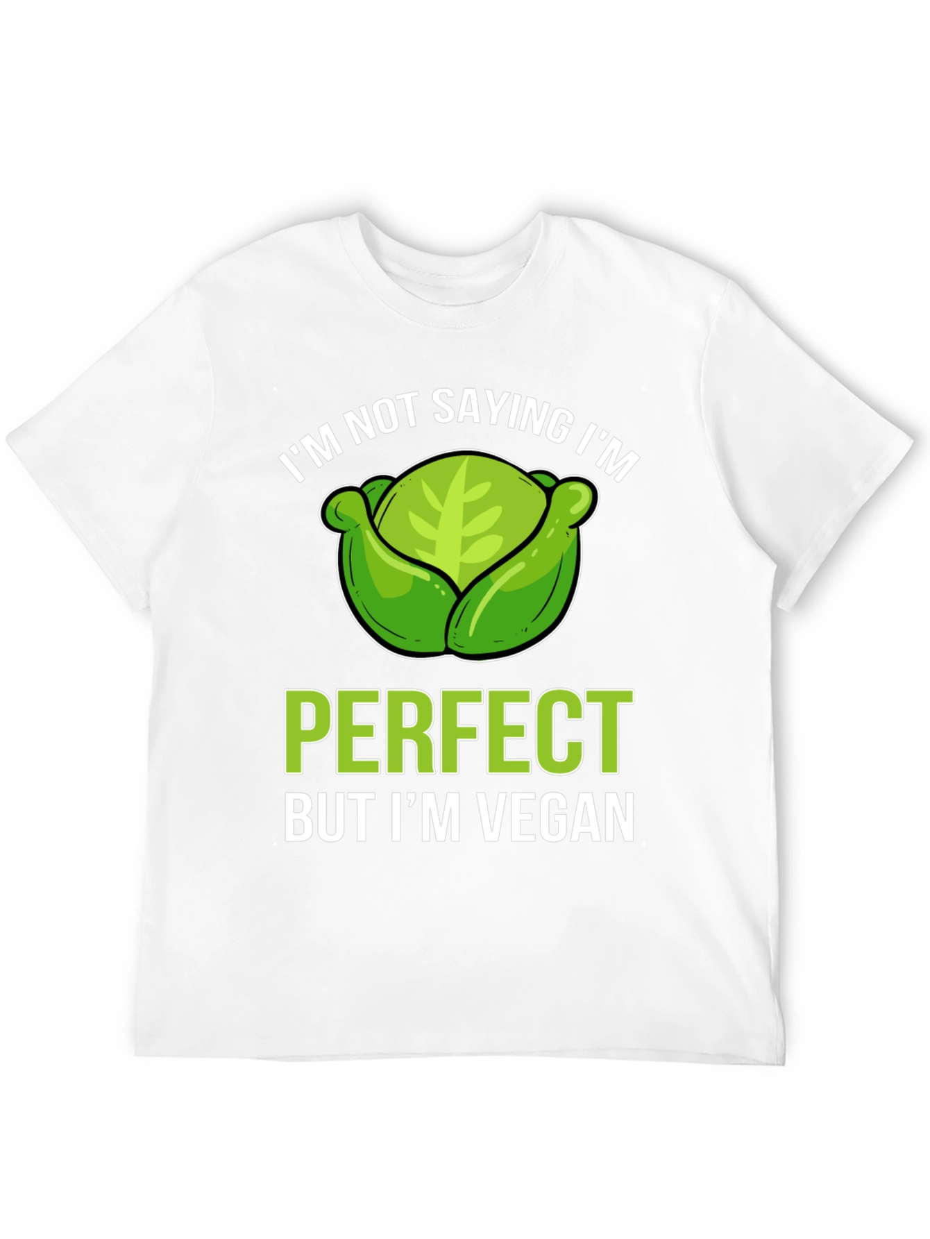 Vegan Cabbage T-Shirt - Perfect & Proud