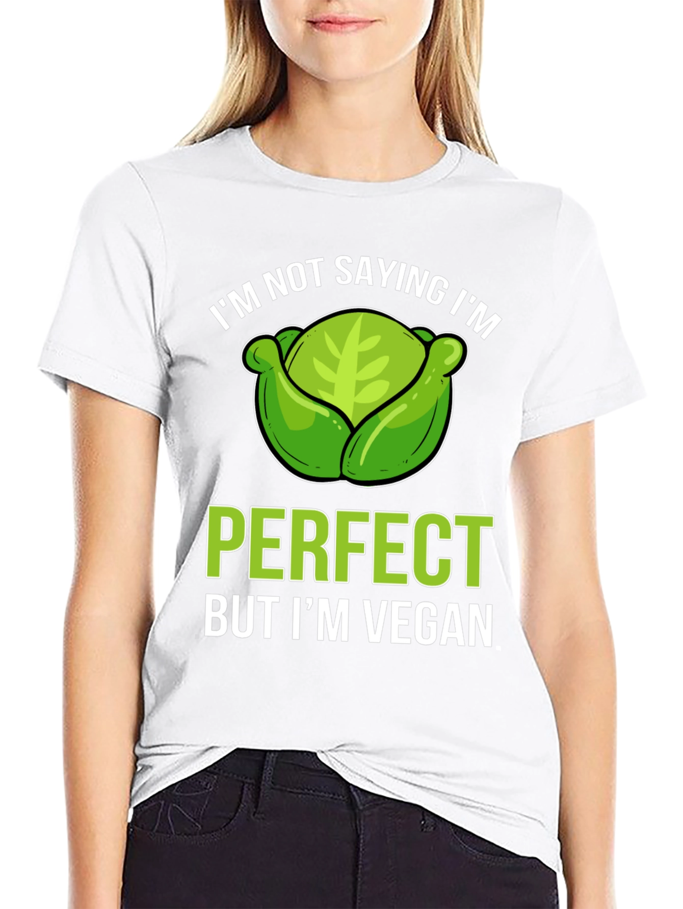 Vegan Cabbage T-Shirt - Perfect & Proud