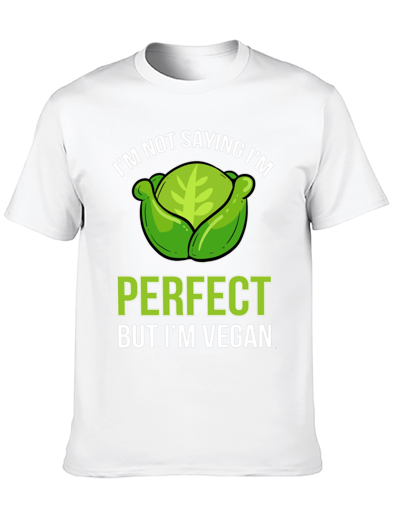 Vegan Cabbage T-Shirt - Perfect & Proud
