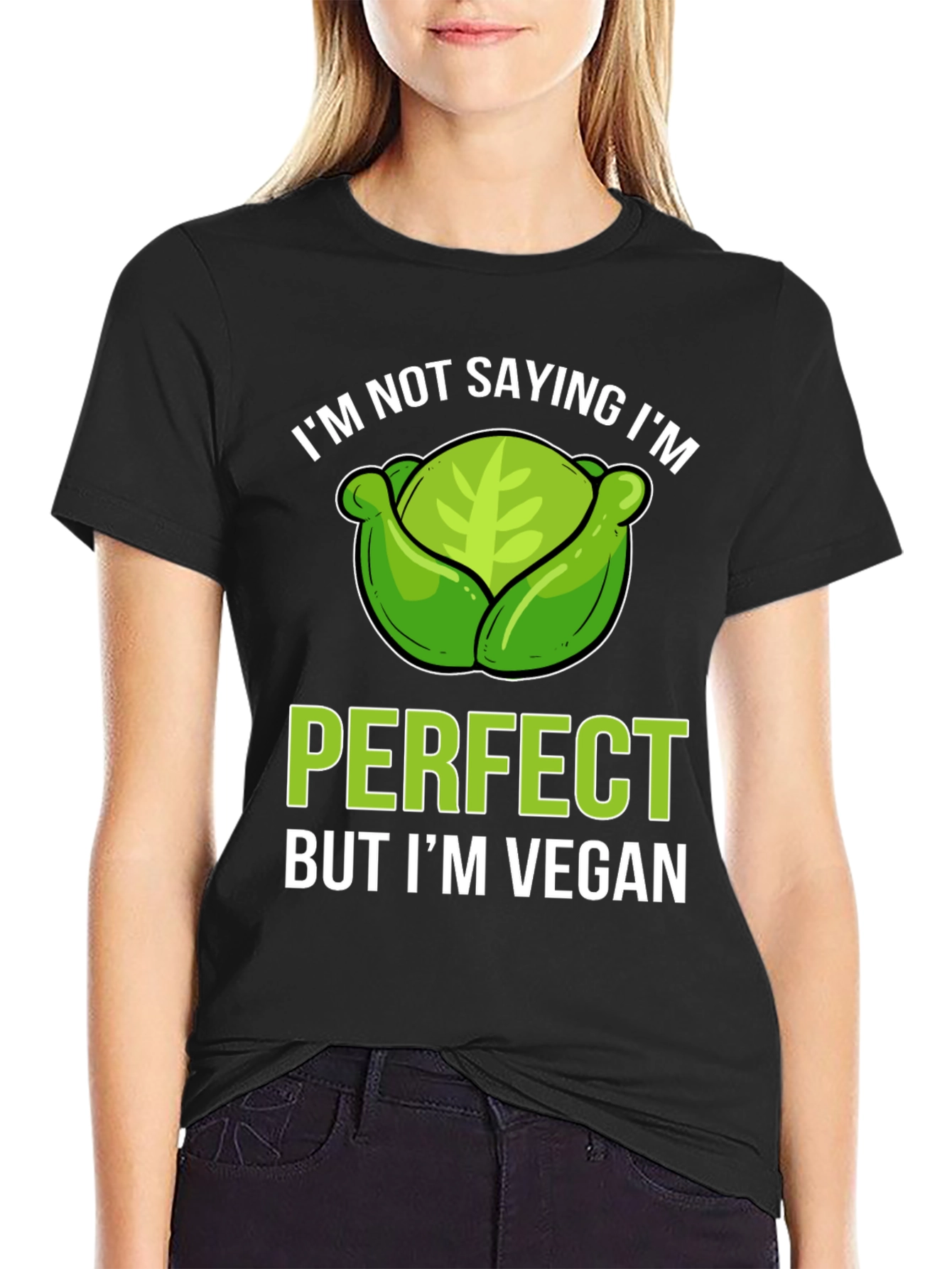 Vegan Cabbage T-Shirt - Perfect & Proud