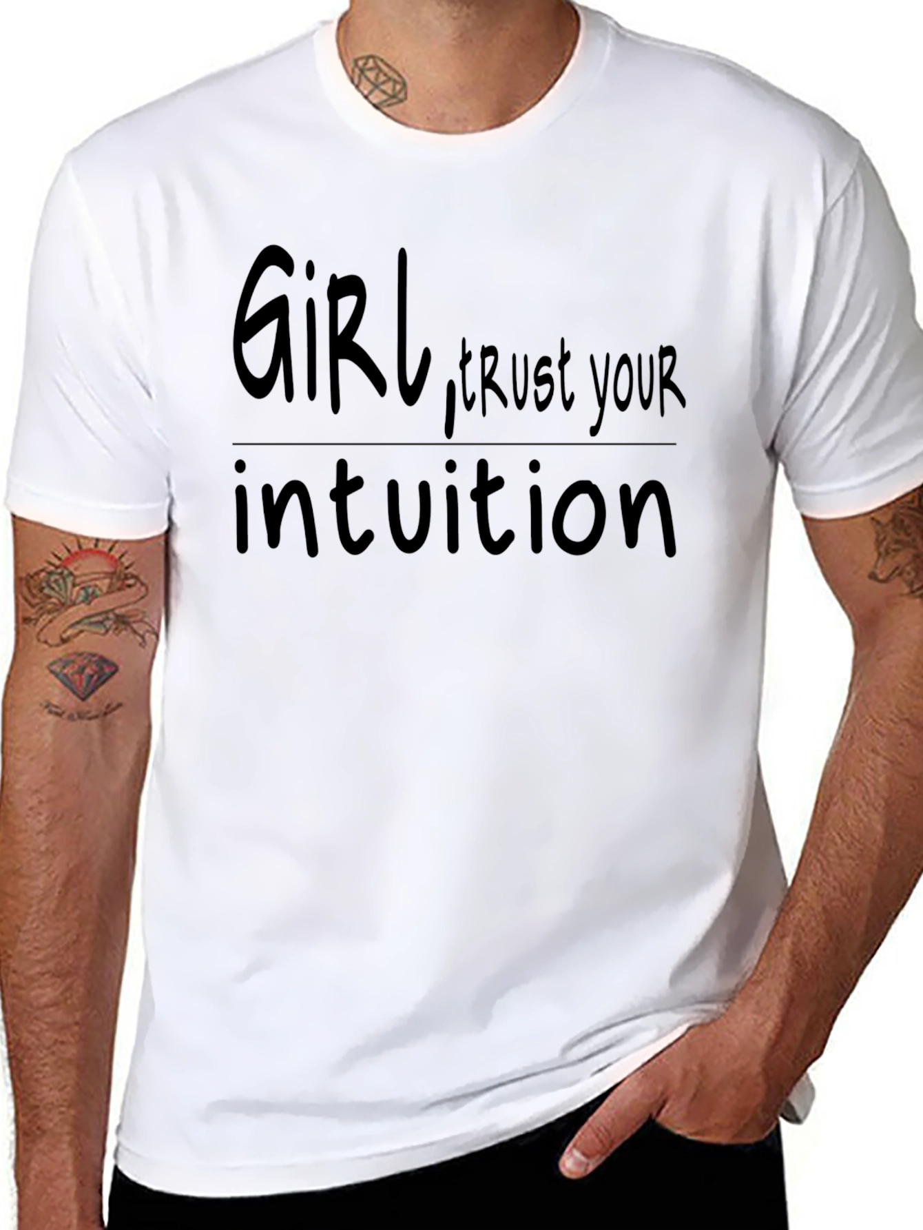 Girl Trust Your Intuition Graphic Tee