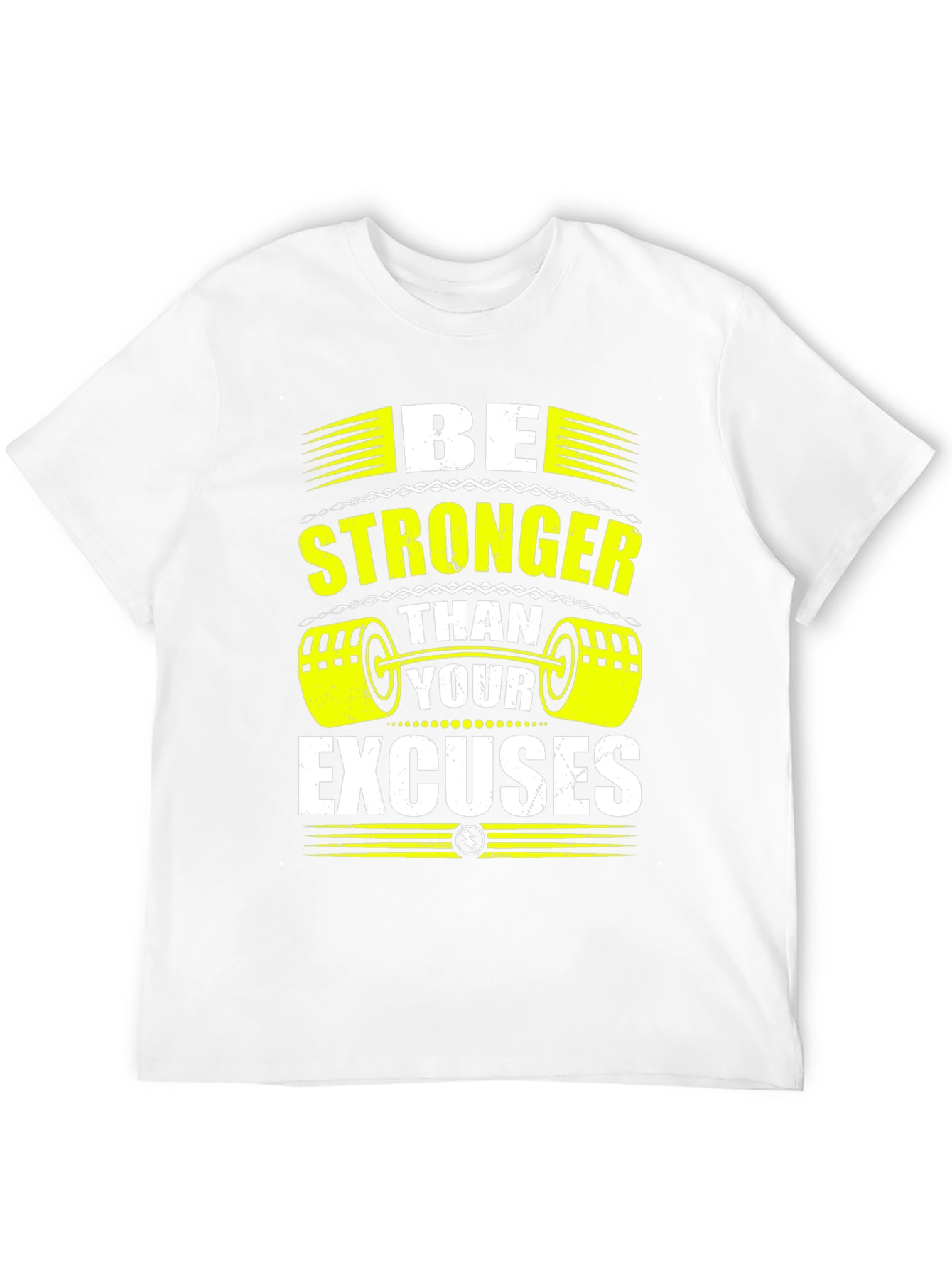 Motivational Workout T-Shirt - Be Stronger Than Excuses