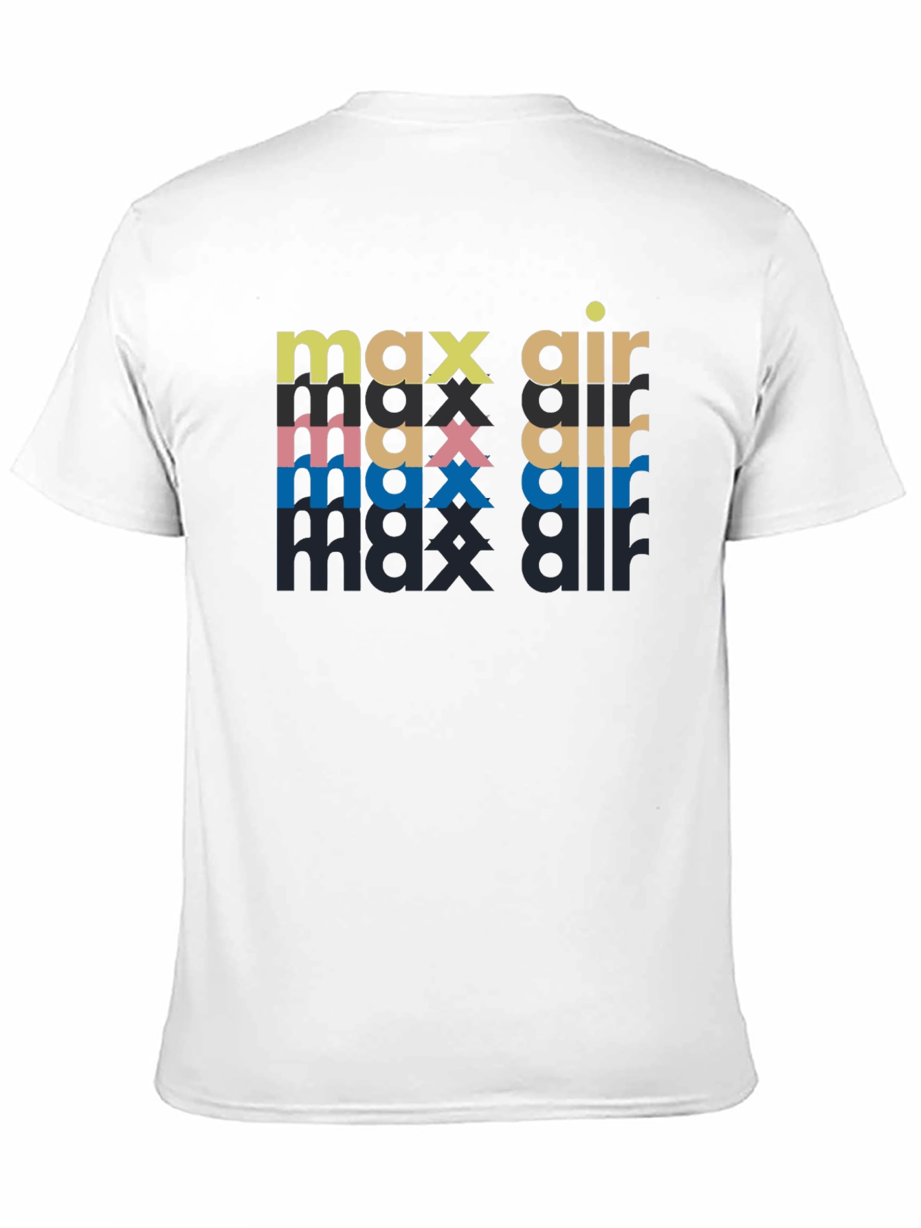 Max Air Graphic Print Black T-Shirt