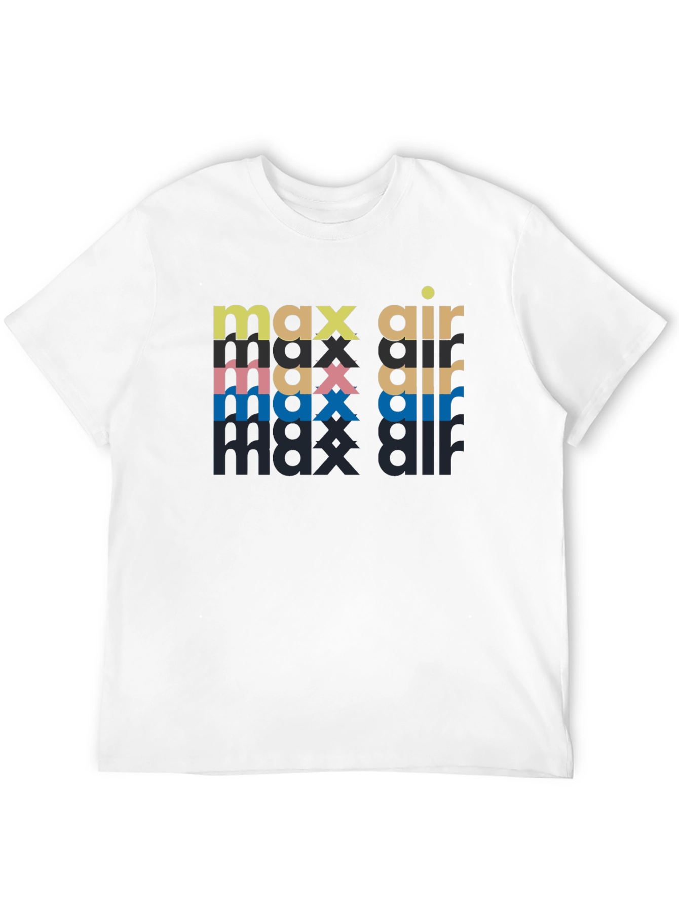 Max Air Graphic Print Black T-Shirt