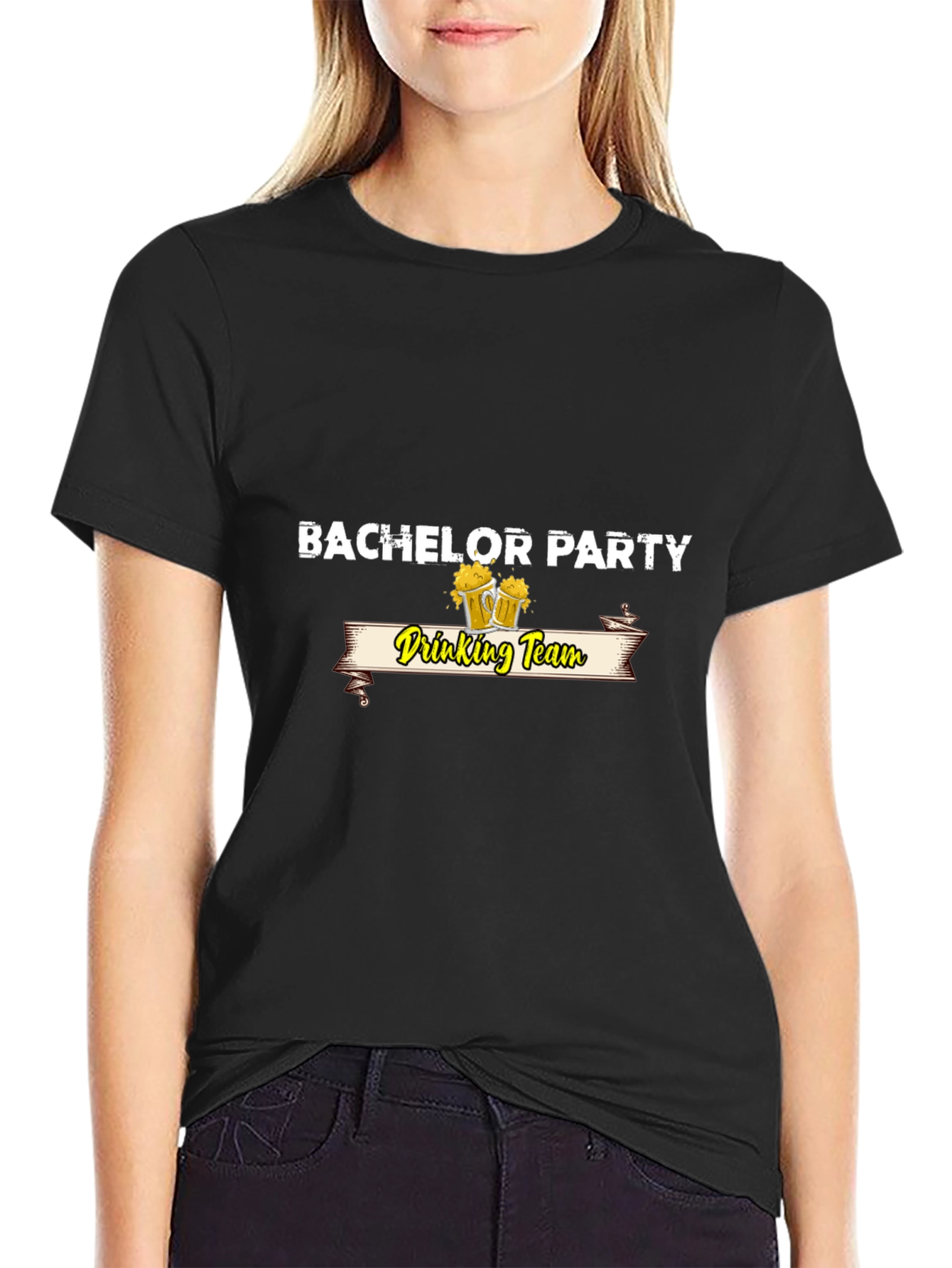 Bachelor Party Drinking Team Graphic Tee