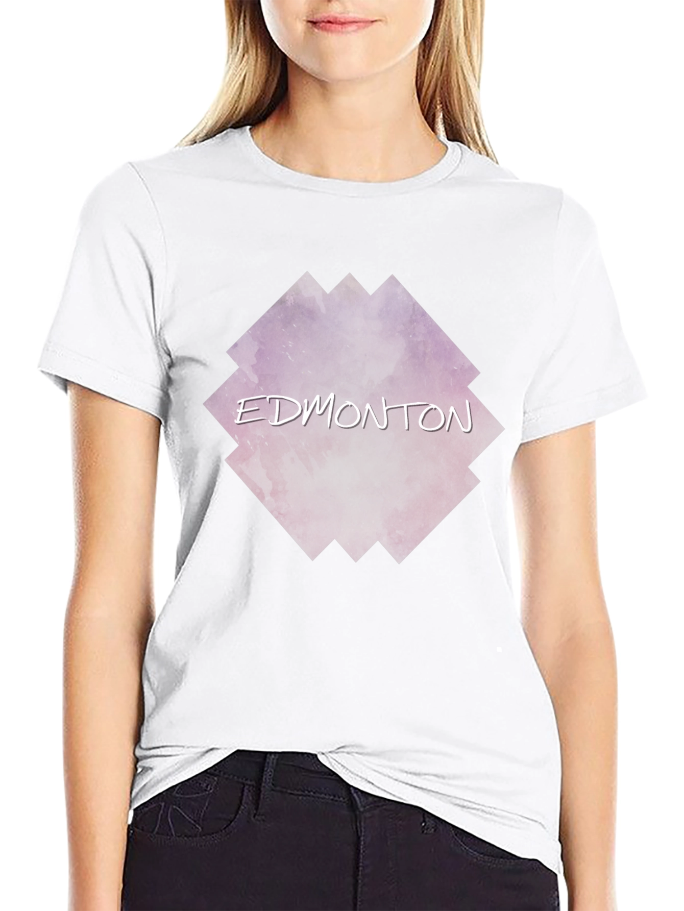 Edmonton Graphic T-Shirt - Trendy Crew Neck Tee
