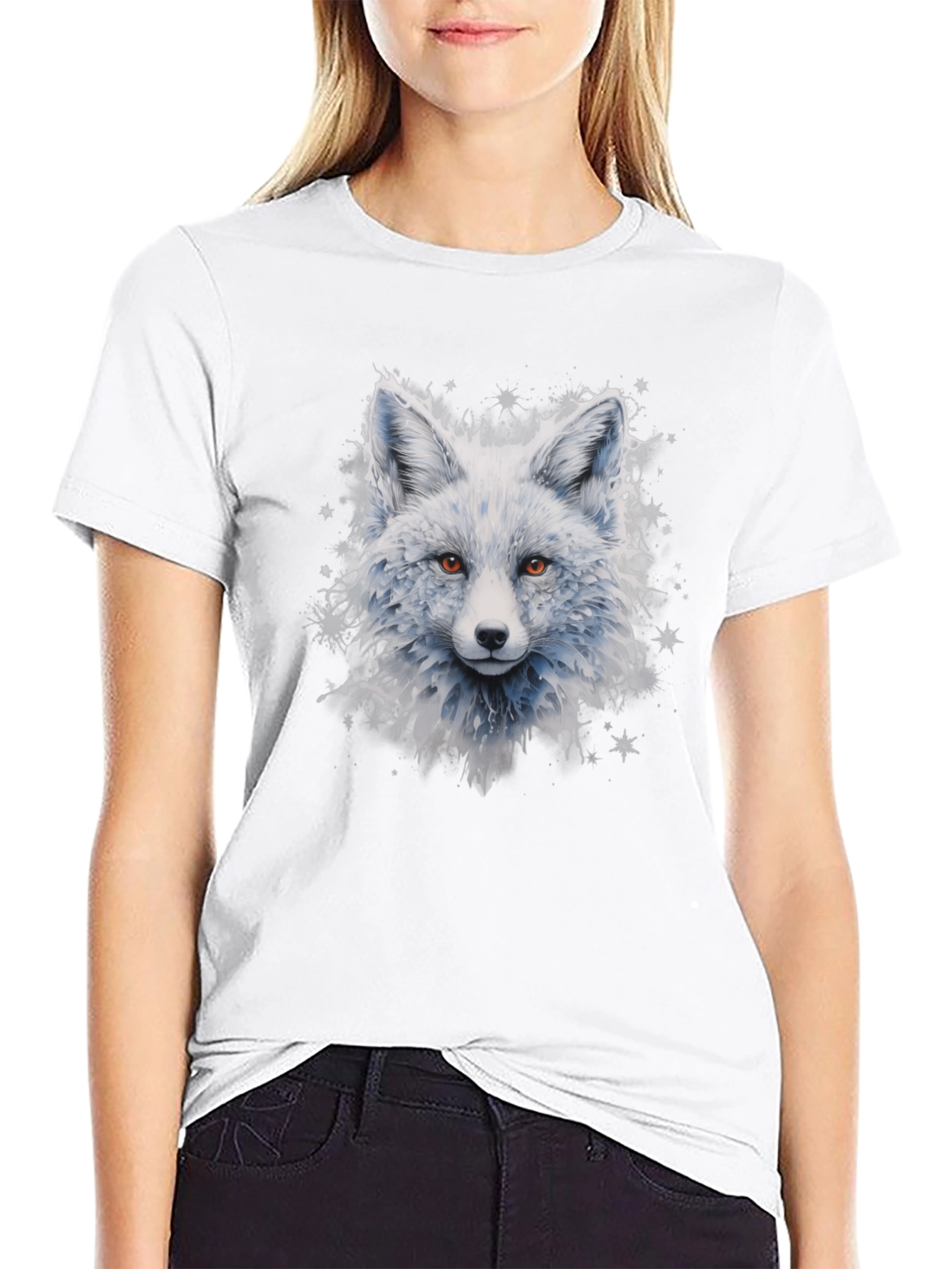 Arctic Fox Graphic Tee - Cool Winter Design