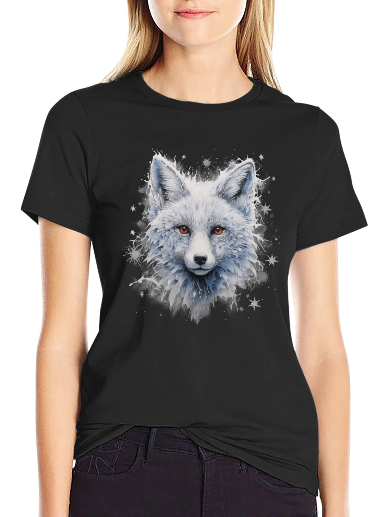 Arctic Fox Graphic Tee - Cool Winter Design