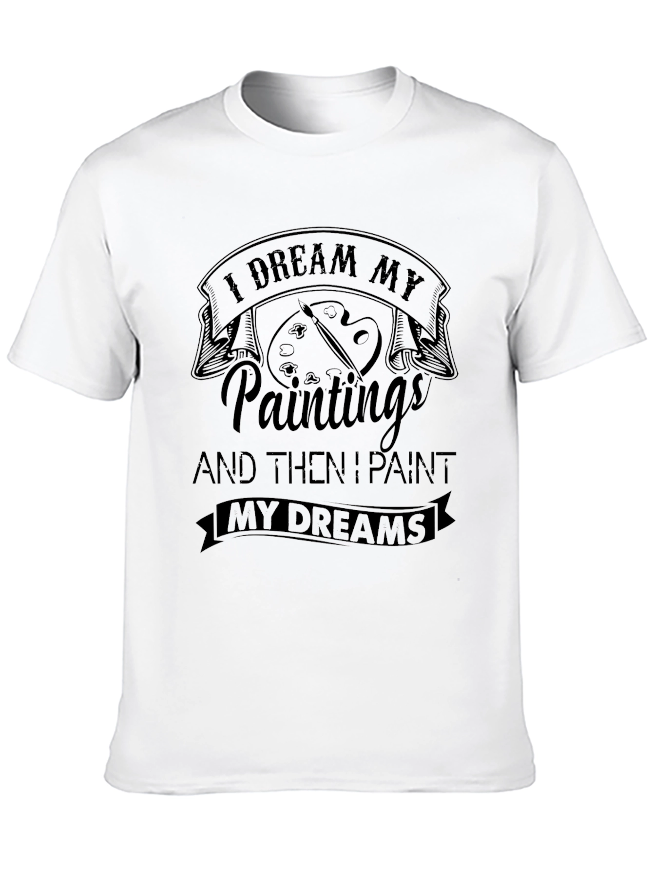 Painter Dreamer Black T-Shirt