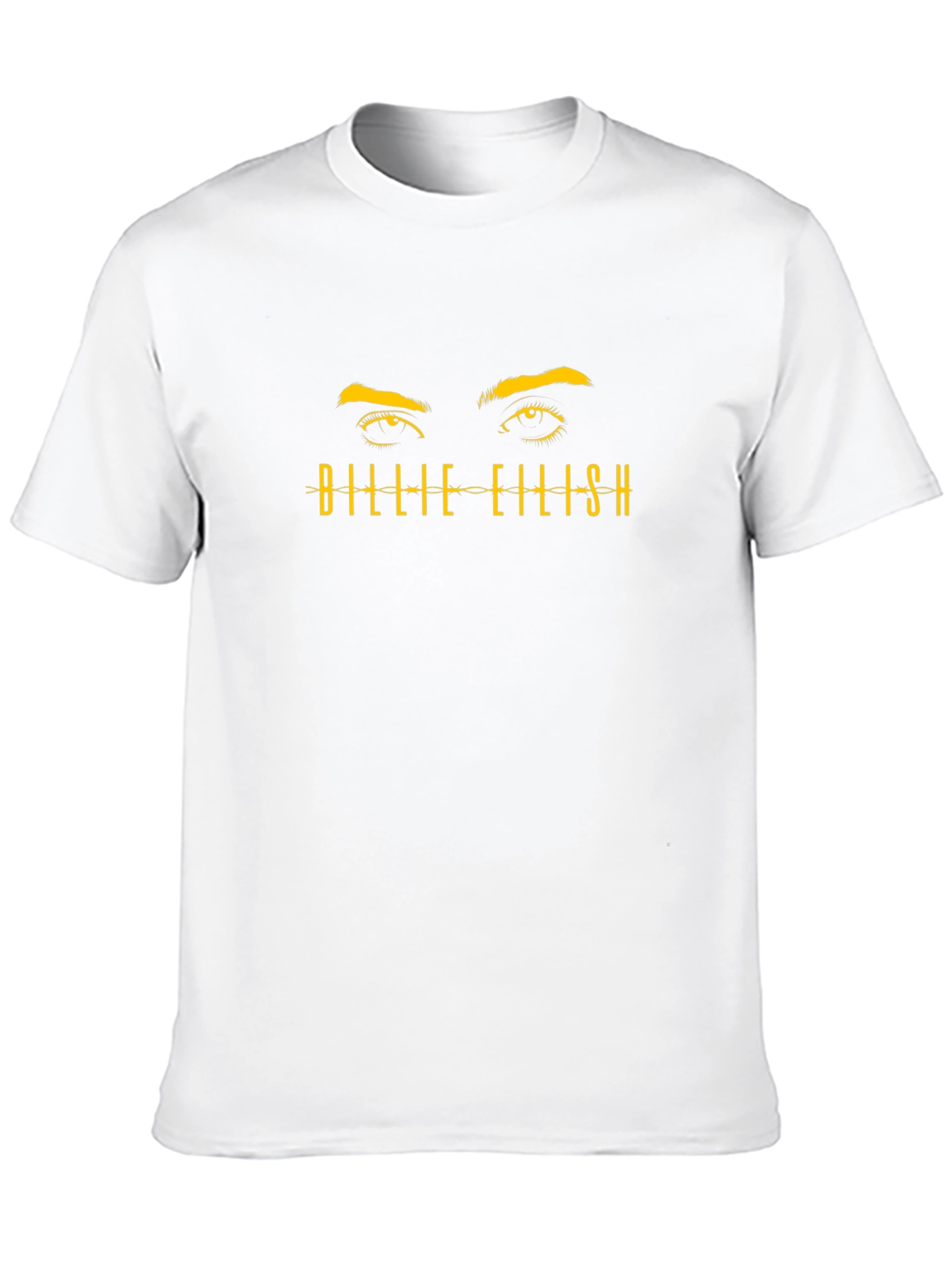 Billie Eilish Graphic Print Black T-Shirt
