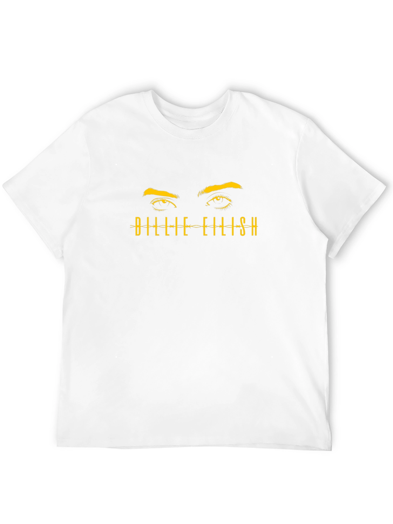 Billie Eilish Graphic Print Black T-Shirt