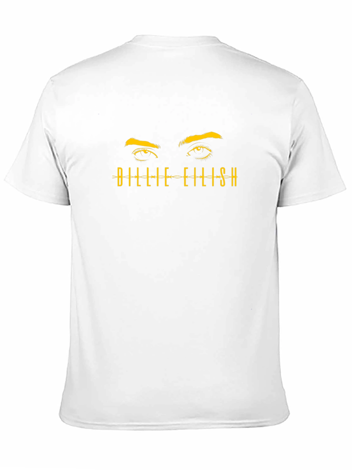 Billie Eilish Graphic Print Black T-Shirt