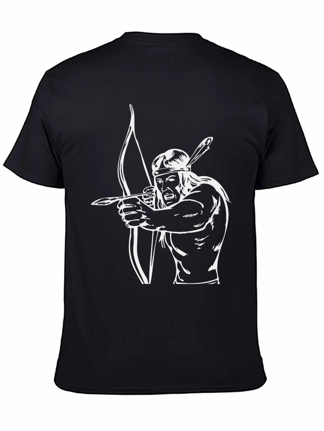 Archer Graphic Tee - Native American Style Print