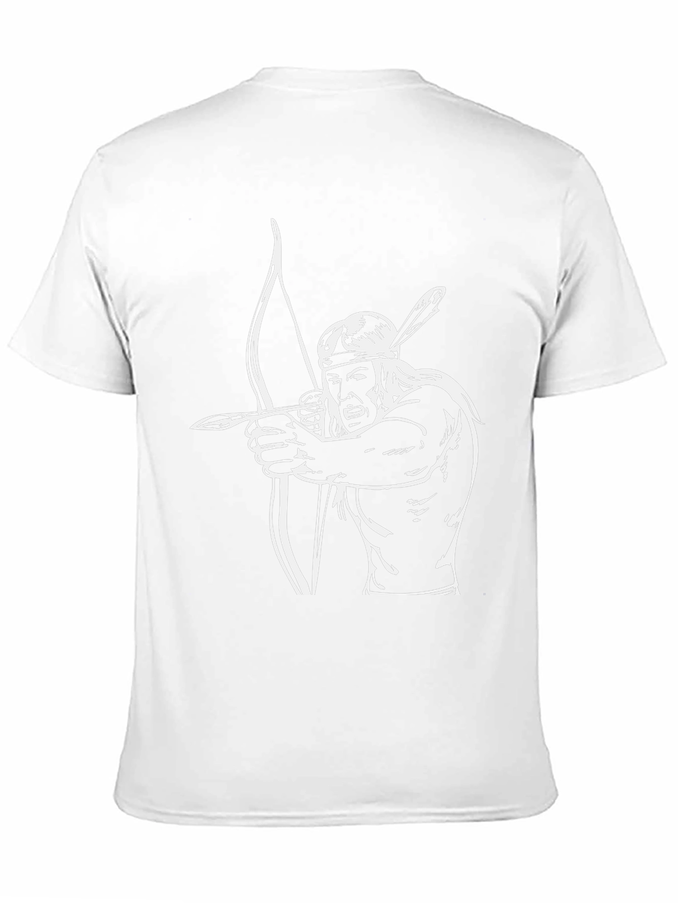 Archer Graphic Tee - Native American Style Print
