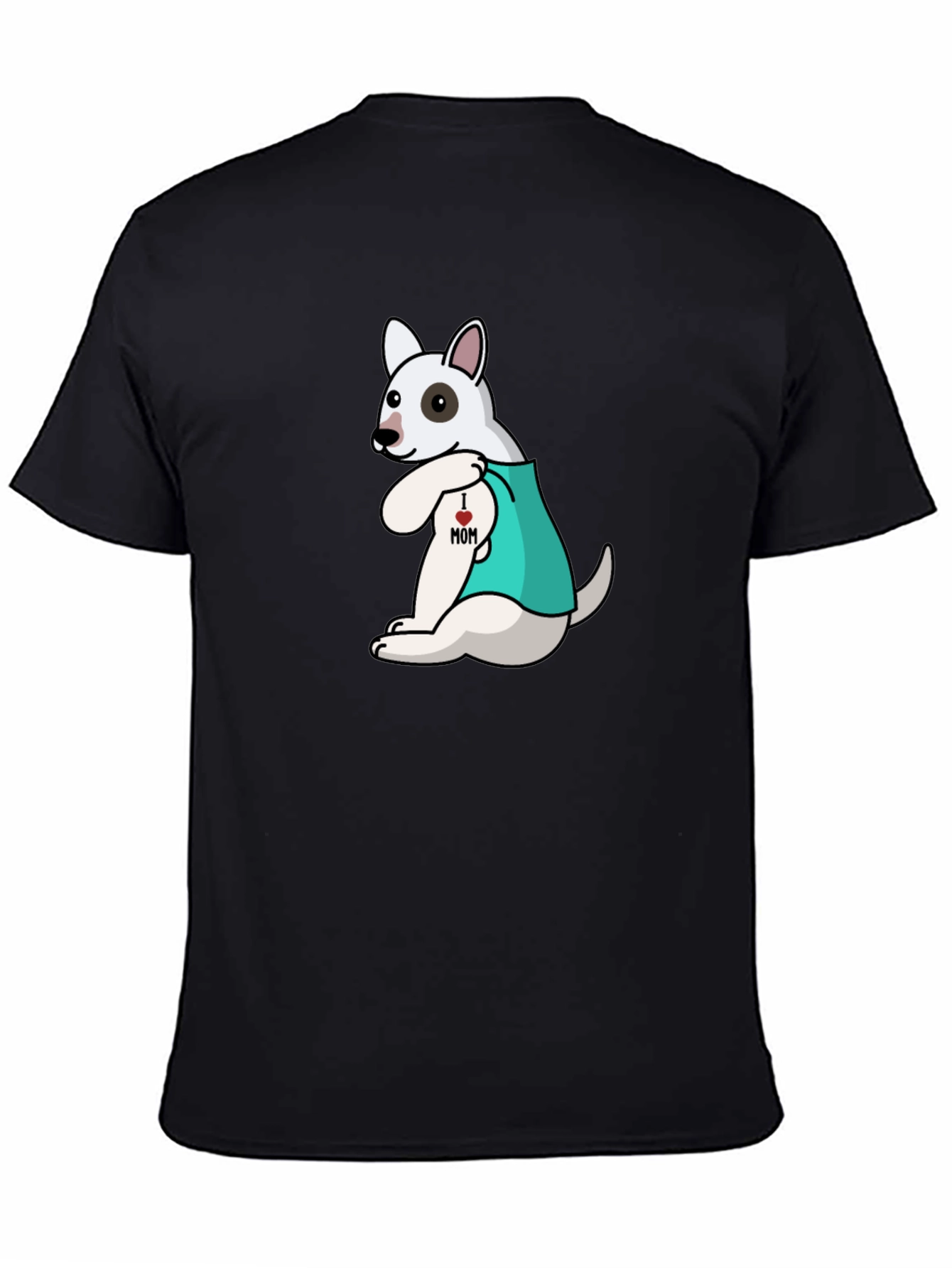 I Love Mom Dog Tattoo T-Shirt