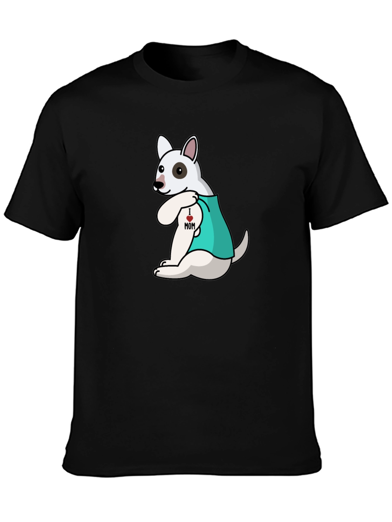 I Love Mom Dog Tattoo T-Shirt