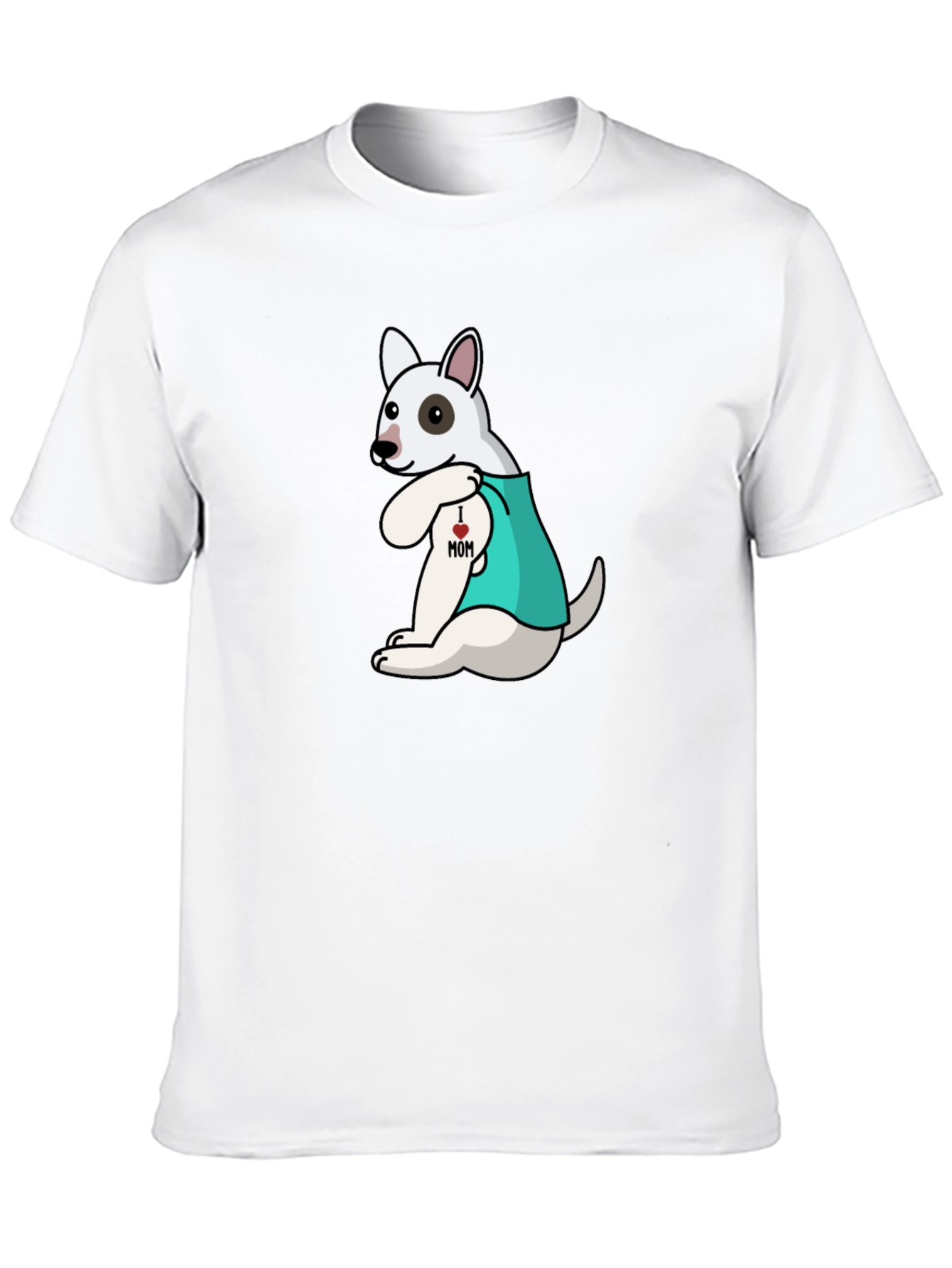 I Love Mom Dog Tattoo T-Shirt