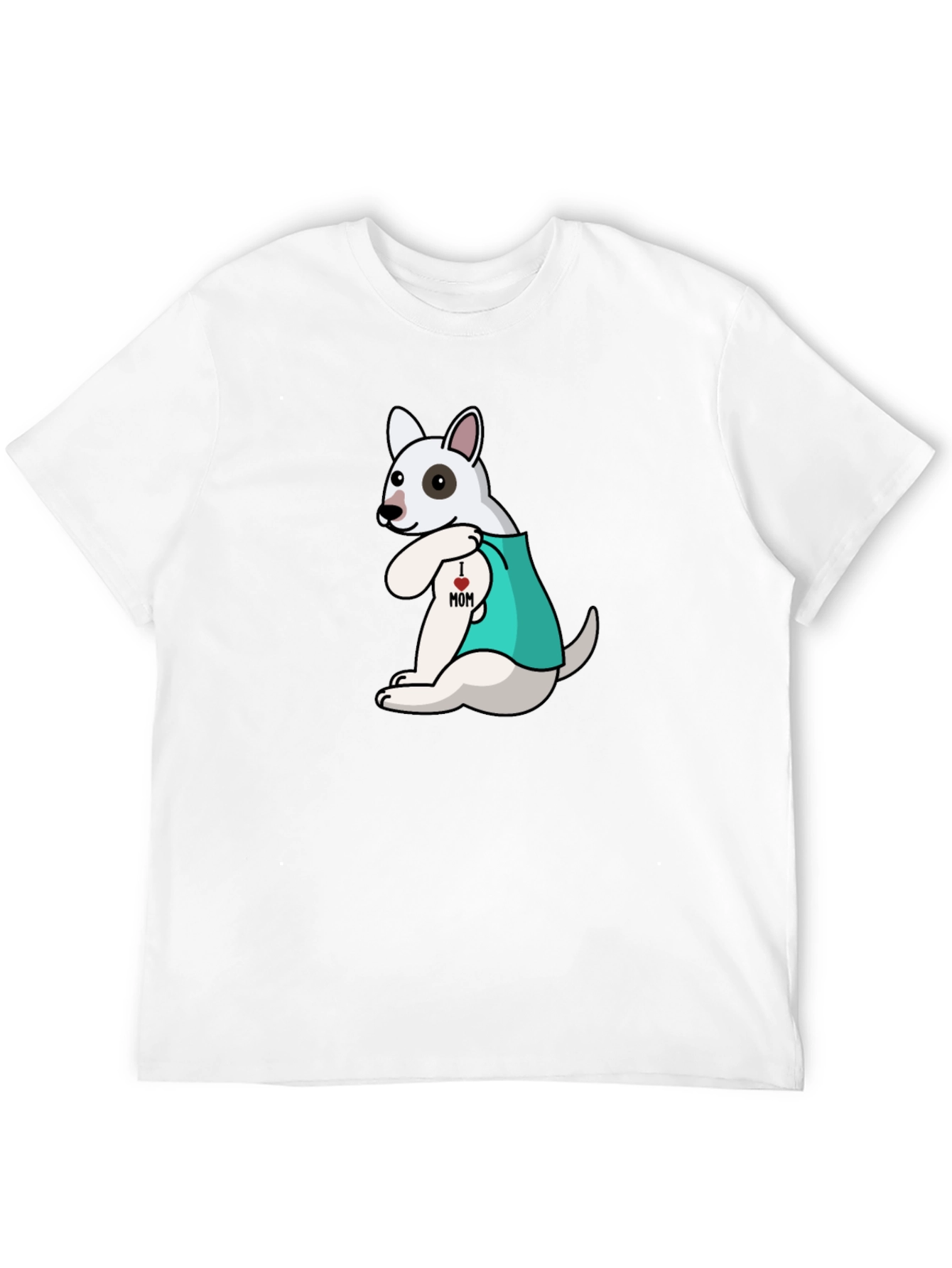 I Love Mom Dog Tattoo T-Shirt