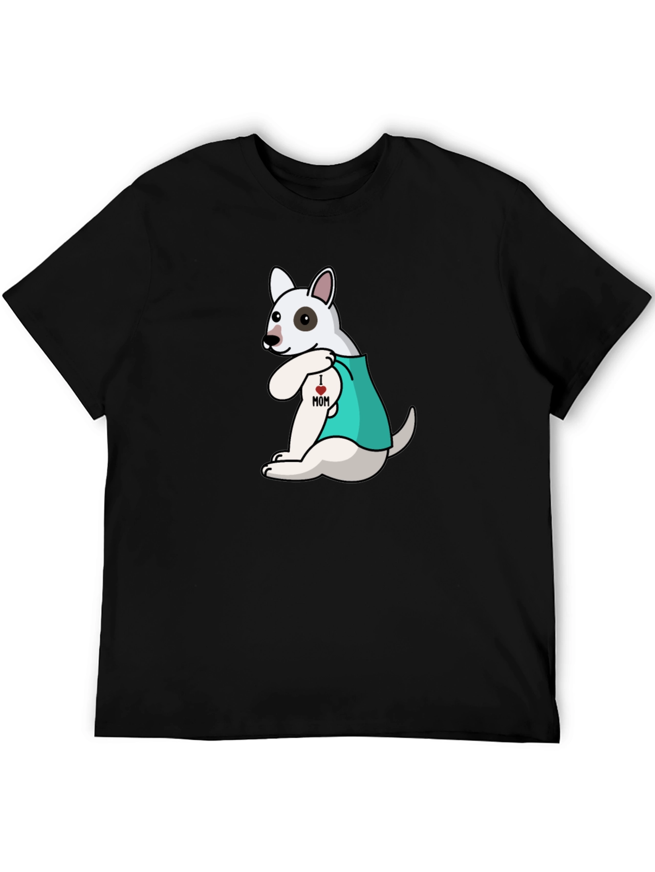 I Love Mom Dog Tattoo T-Shirt