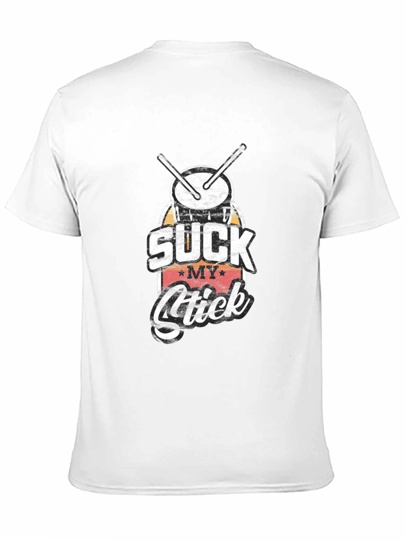Suck My Stick Drummer T-Shirt - Black