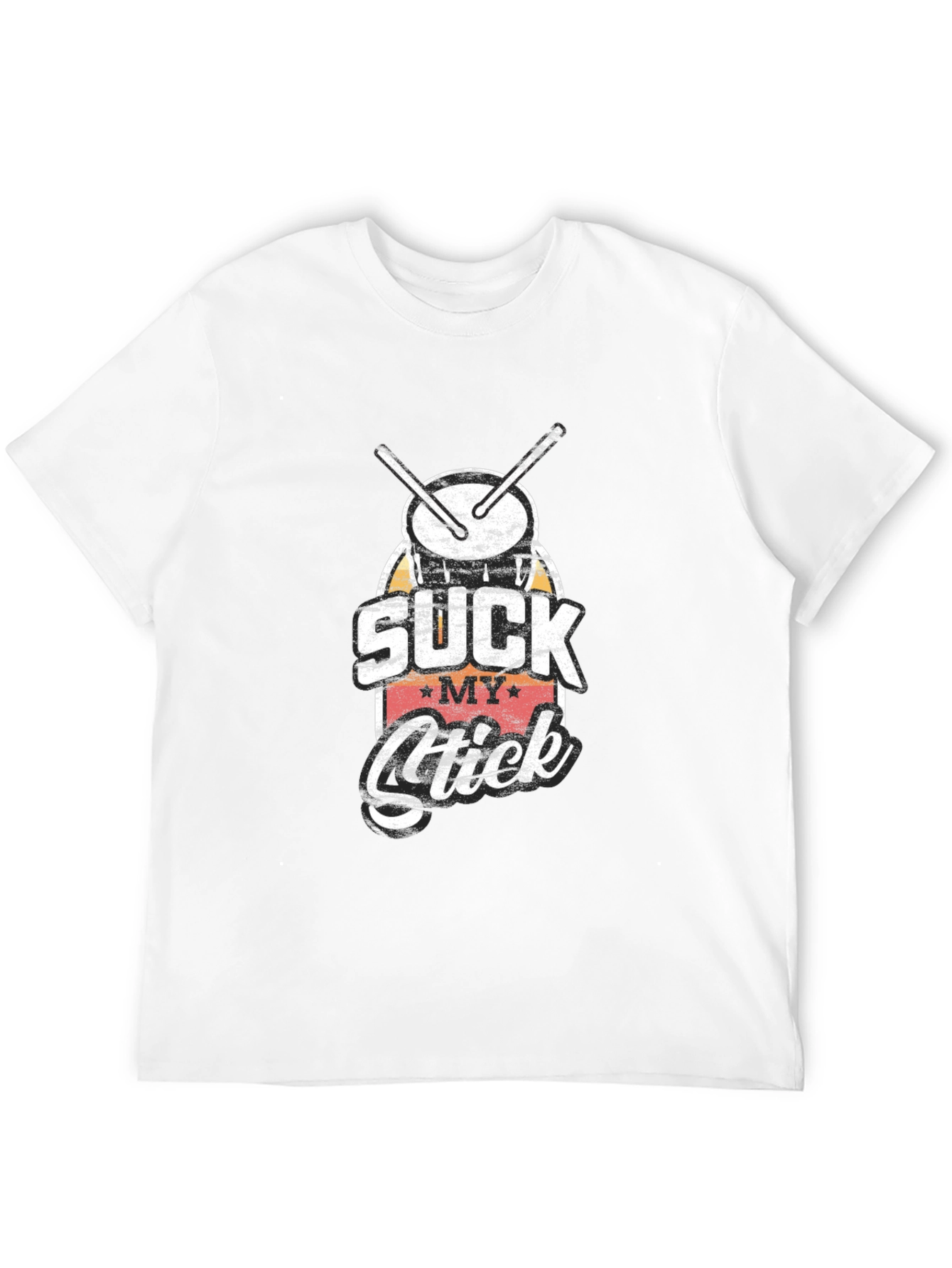 Suck My Stick Drummer T-Shirt - Black