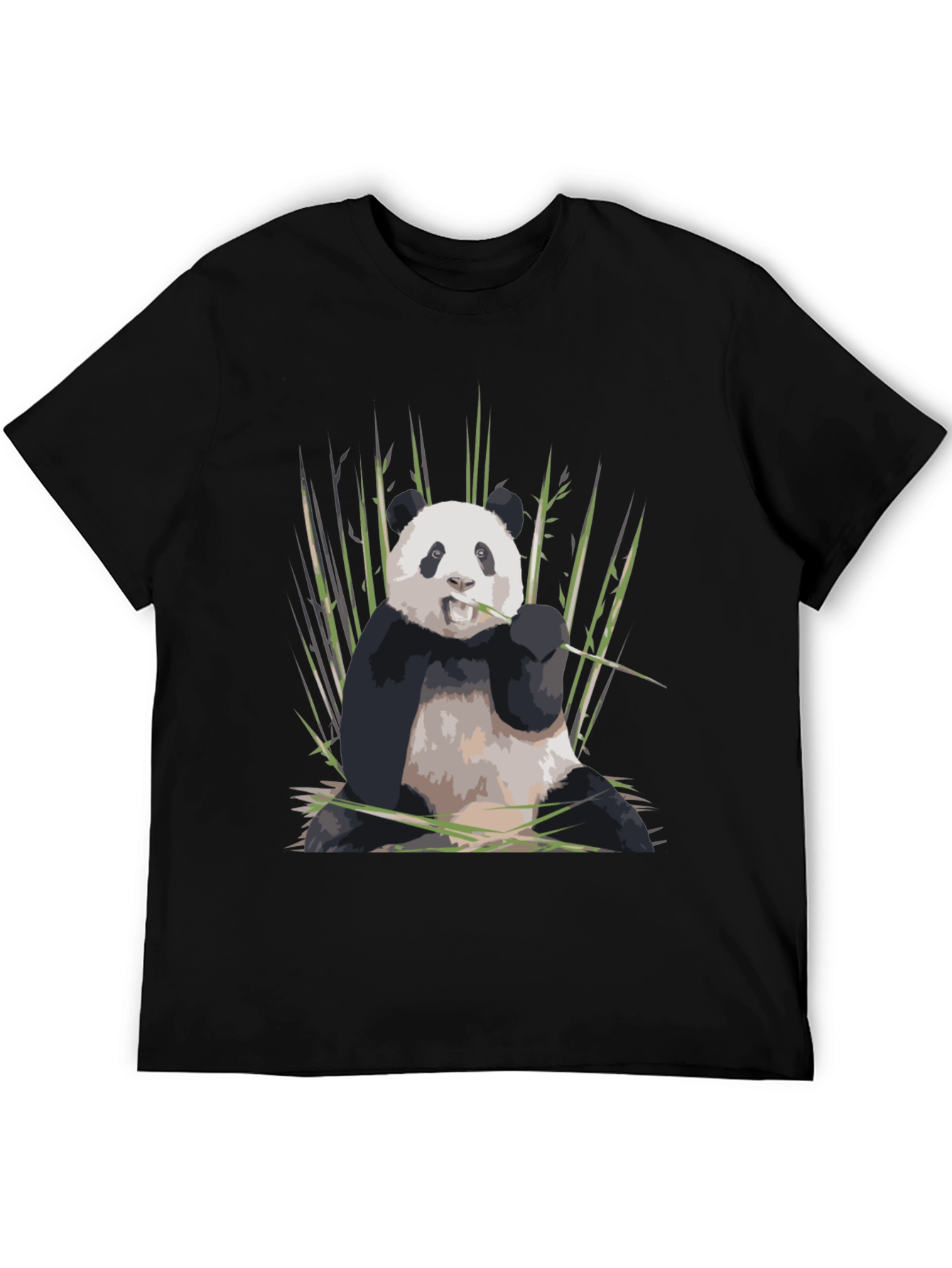 Panda Bamboo Graphic T-Shirt - Stylish Cotton Tee