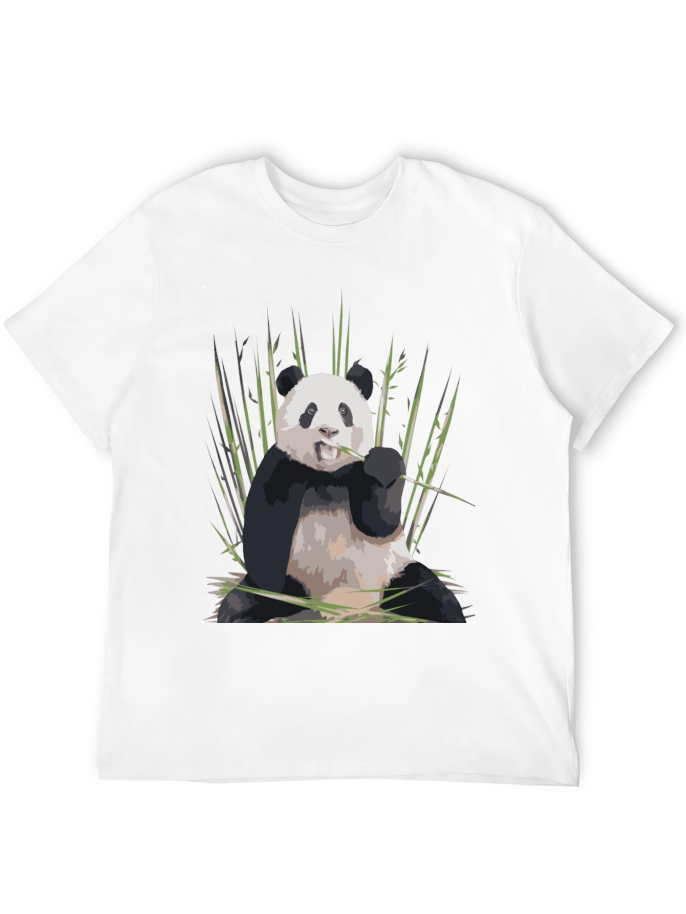 Panda Bamboo Graphic T-Shirt - Stylish Cotton Tee