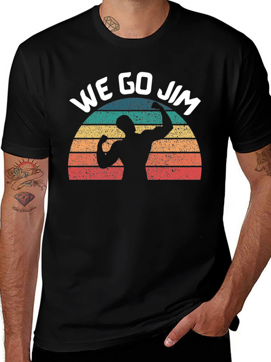 We Go Jim Silhouette Graphic Tee