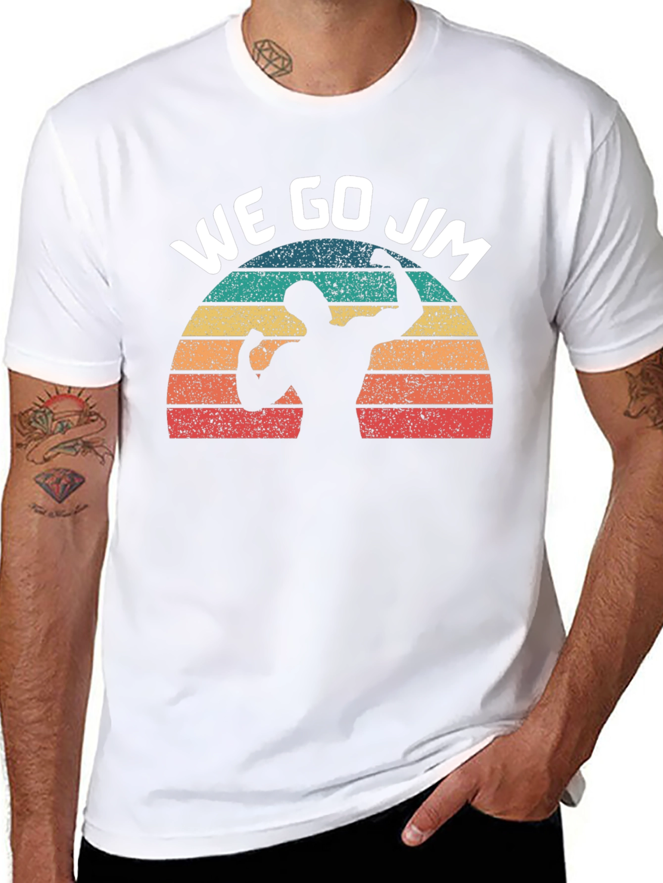 We Go Jim Silhouette Graphic Tee