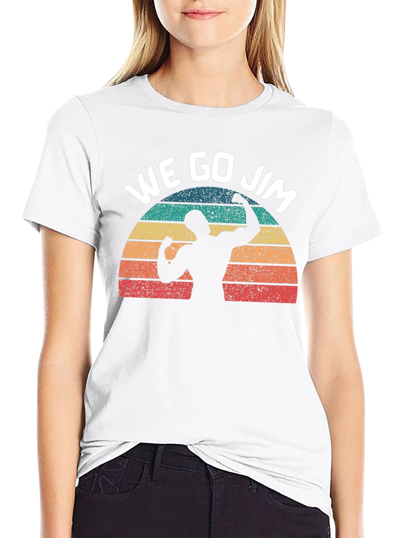 We Go Jim Silhouette Graphic Tee