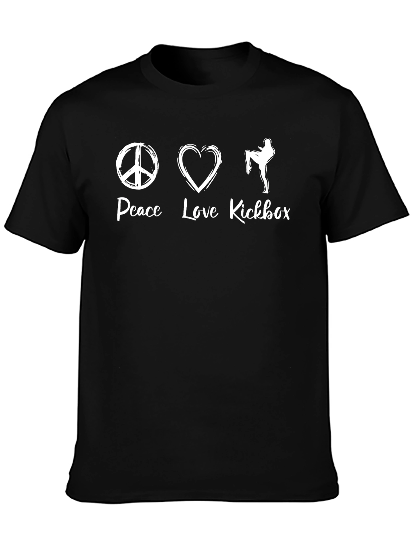 Peace Love Kickbox T-Shirt - Unisex